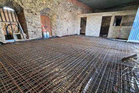 construction du nouveau lieu d'accueil.